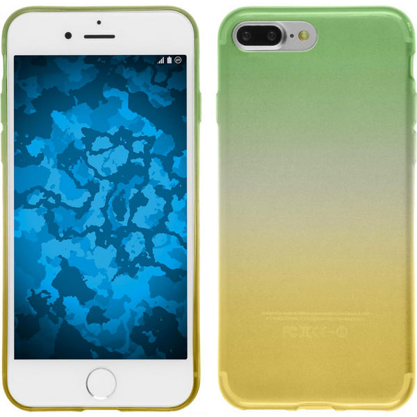 PhoneNatic Case kompatibel mit Apple iPhone 8 Plus - Design:03 Silikon Hülle OmbrË + 2 Schutzfolien