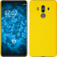 Hardcase für Huawei Mate 10 Pro gummiert gelb