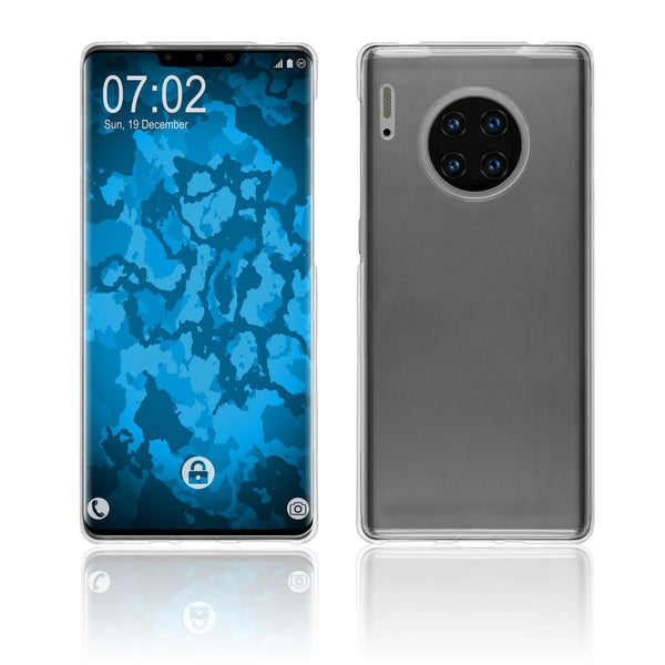 PhoneNatic Case kompatibel mit Huawei Mate 30 Pro - Crystal Clear Silikon Hülle transparent Cover