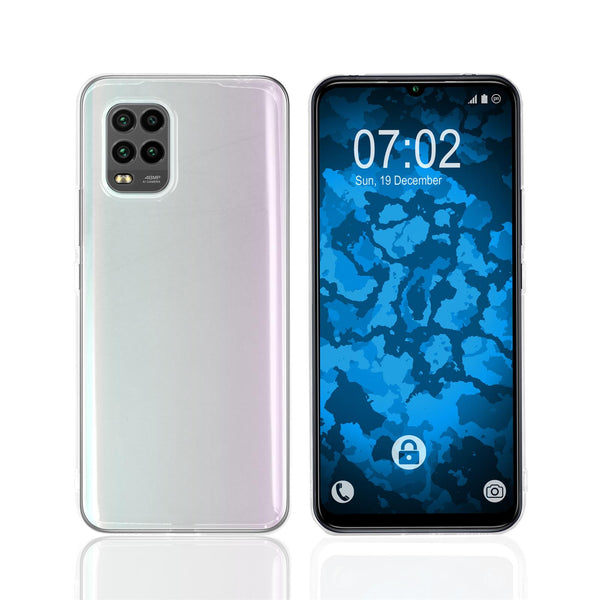 PhoneNatic Case kompatibel mit Xiaomi Mi 10 Lite 5G - Crystal Clear Silikon Hülle crystal-case Cover