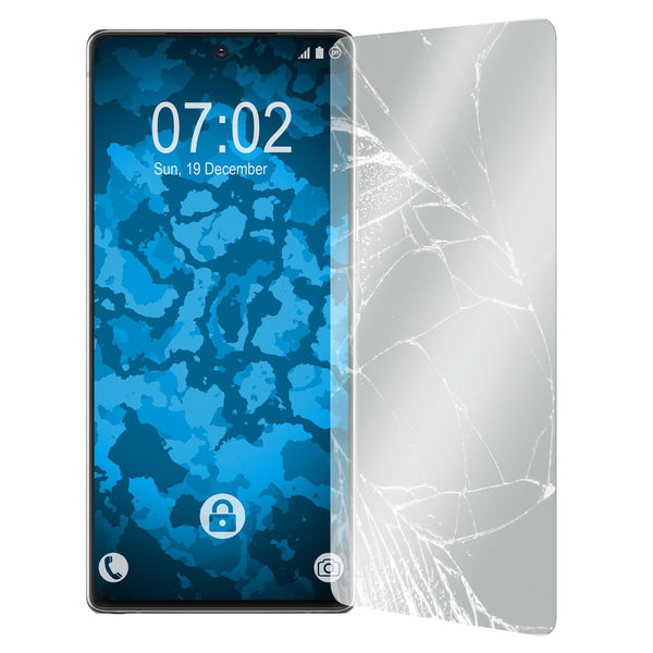 1 x Samsung Galaxy Note 20 Glas-Displayschutzfolie klar