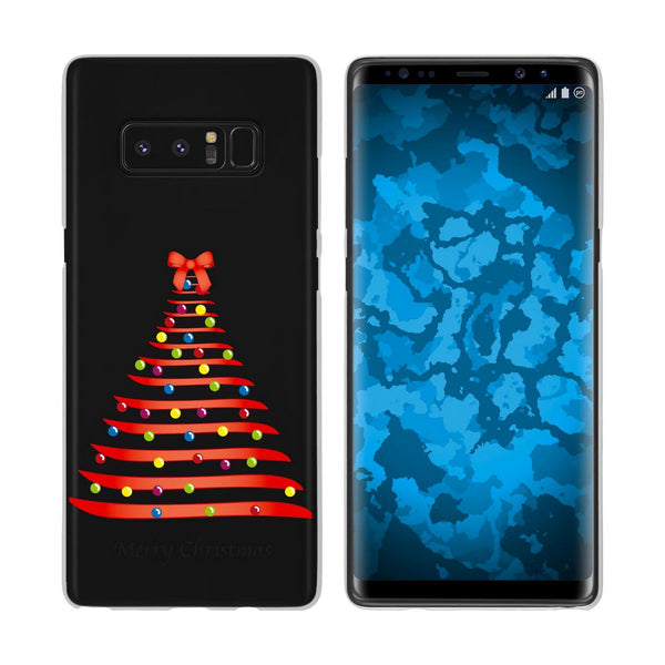 Galaxy Note 8 Silikon-Hülle X Mas Weihnachten Weihnachtsbaum