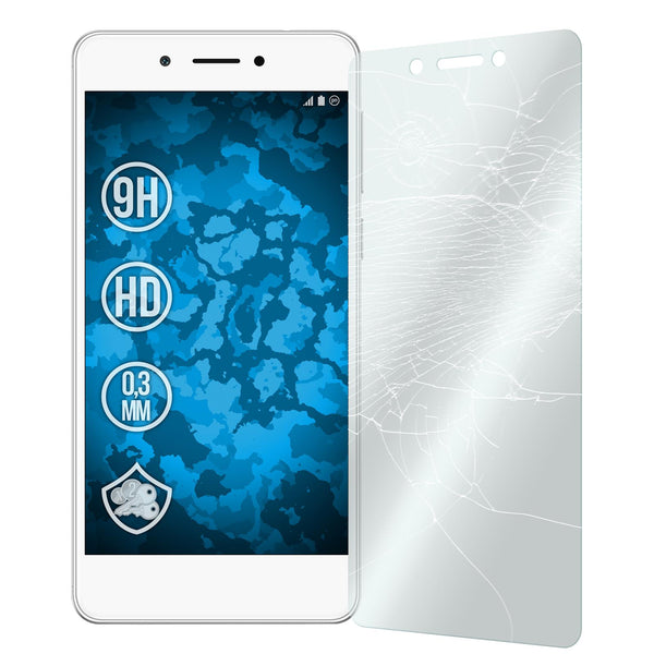 2 x Huawei Nova Smart (Honor 6c) Glas-Displayschutzfolie kla