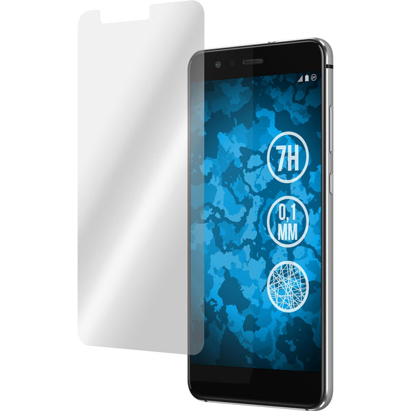4 x Huawei P10 Lite Displayschutzfolie Fiber-Glas klar