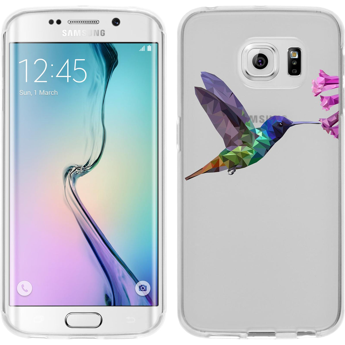 Galaxy S6 Edge Silikon-Hülle Vektor Tiere M3 Case