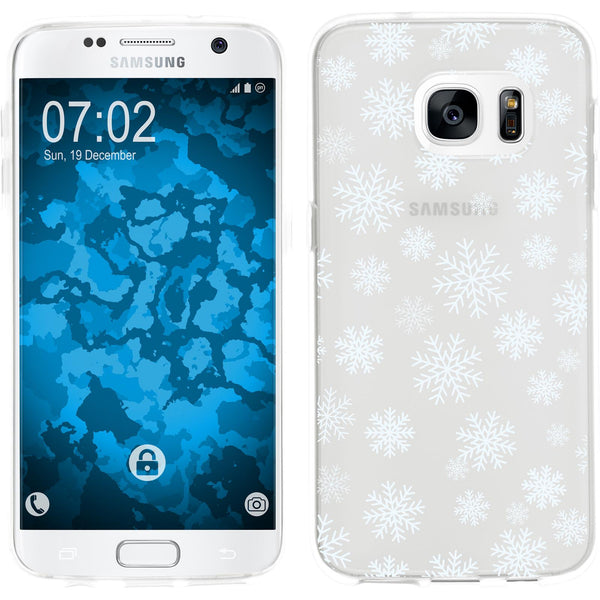 Galaxy S7 Silikon-Hülle X Mas Weihnachten M2 Case