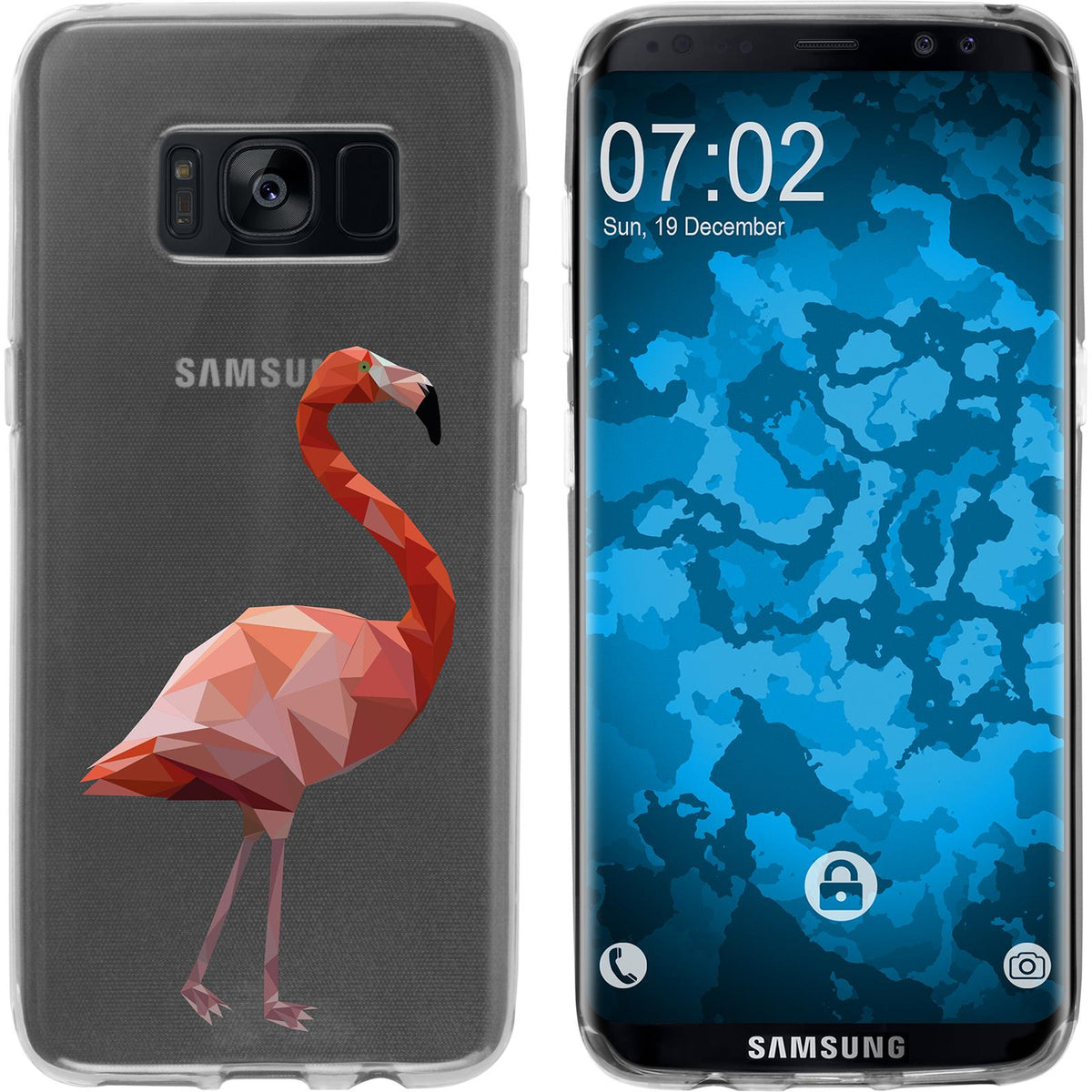 Galaxy S8 Silikon-Hülle Vektor Tiere M2 Case