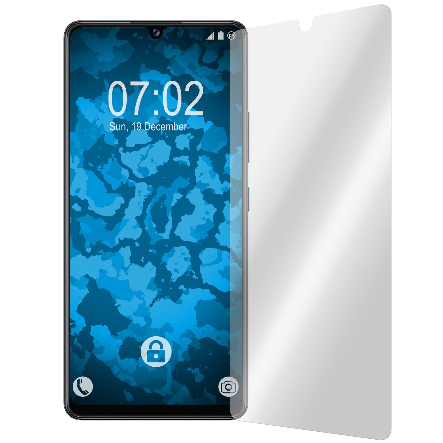 2er-Pack PhoneNatic Displayschutzfolien klar kompatibel mit Samsung Galaxy A42
