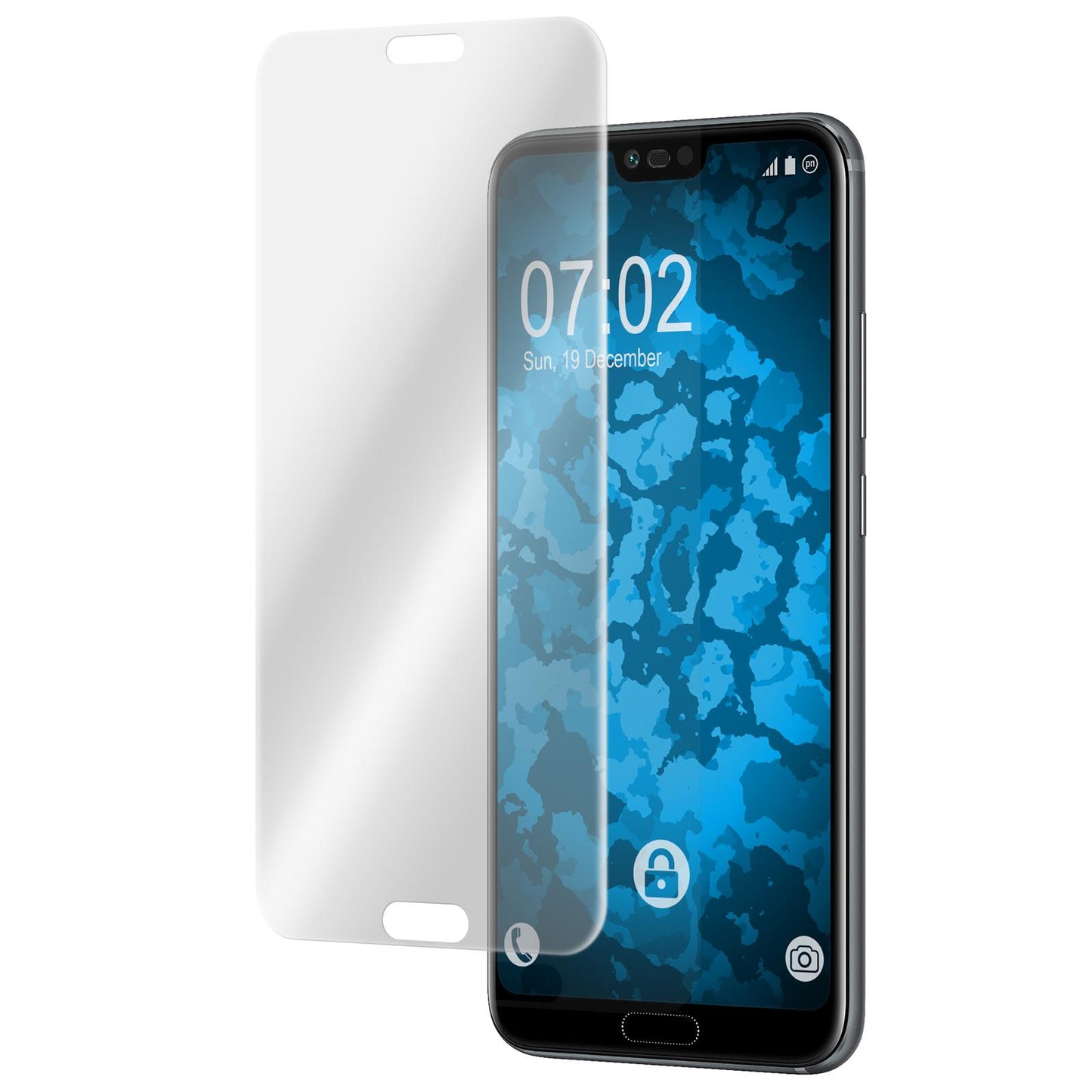 2 x Huawei Honor 10 Displayschutzfolie klar Flexible Folien