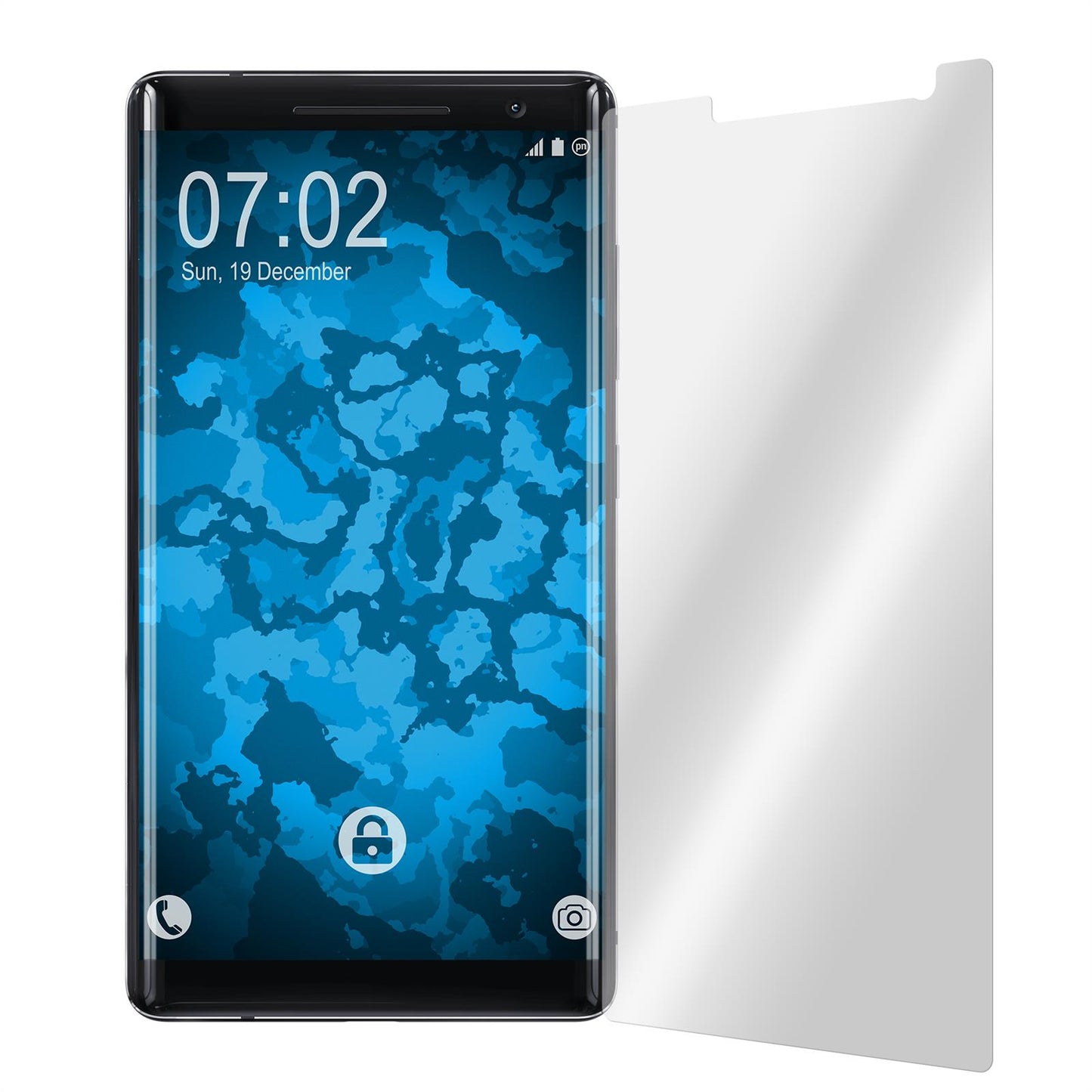 2 x Nokia 8 Sirocco Displayschutzfolie klar
