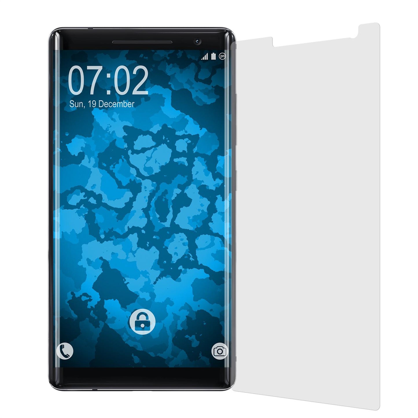 2 x Nokia 8 Sirocco Displayschutzfolie matt