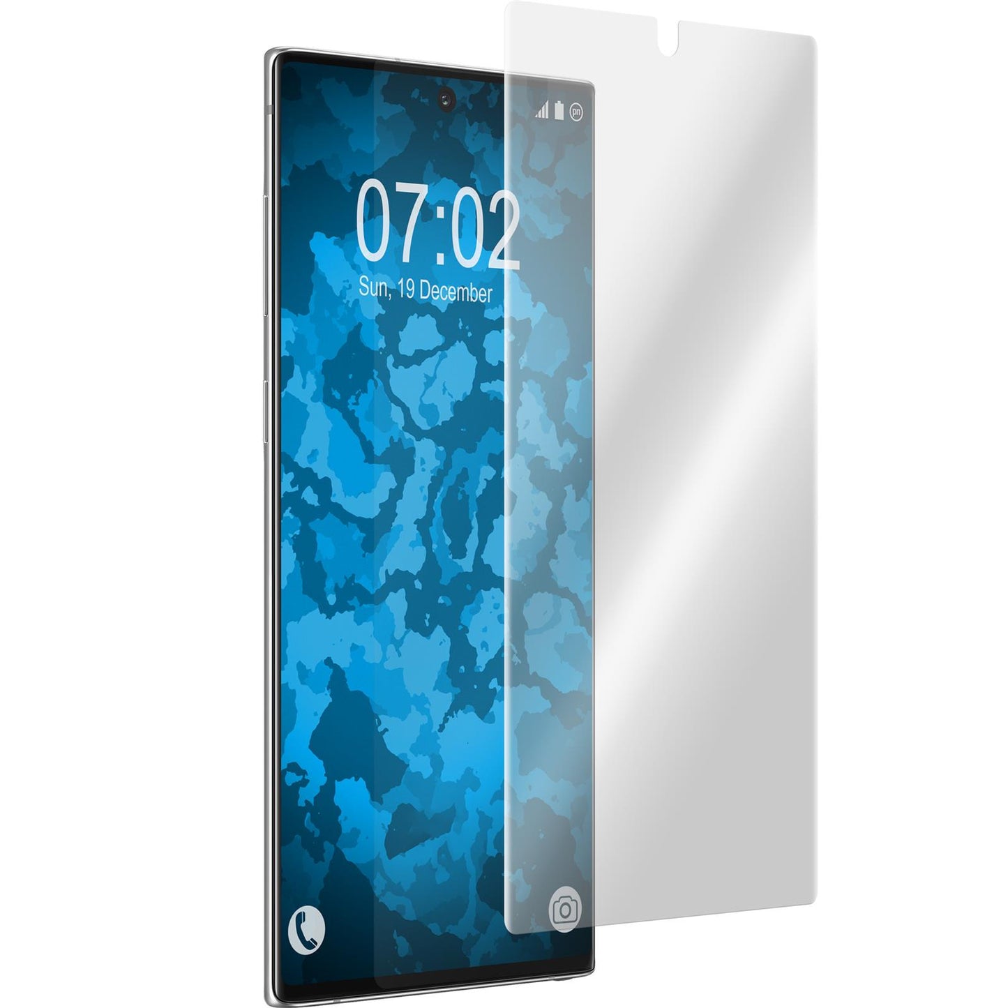 2 x Samsung Galaxy Note 10+ Displayschutzfolie klar Flexible