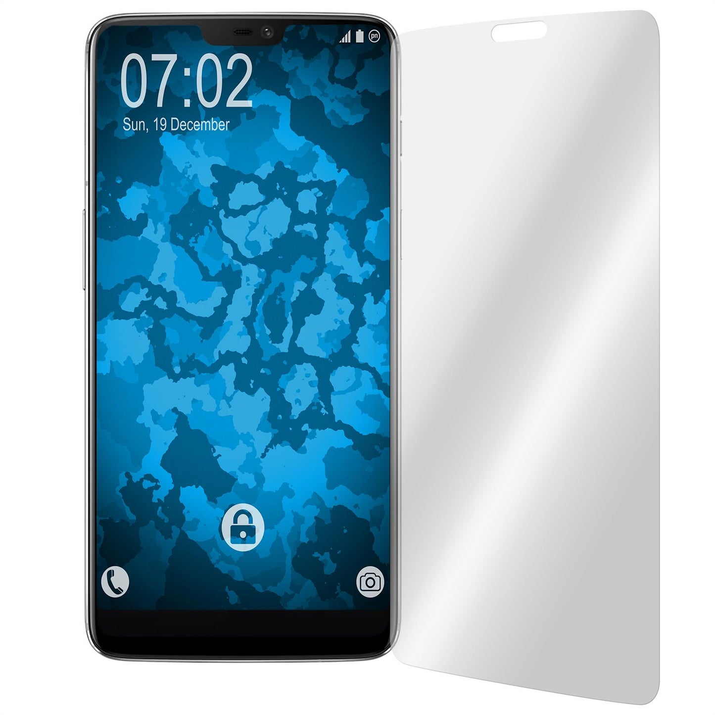 1 x OnePlus 6 Displayschutzfolie klar Flexible Folien
