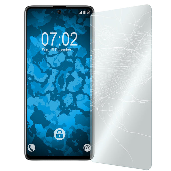 1 x Samsung Galaxy A71 Glas-Displayschutzfolie klar