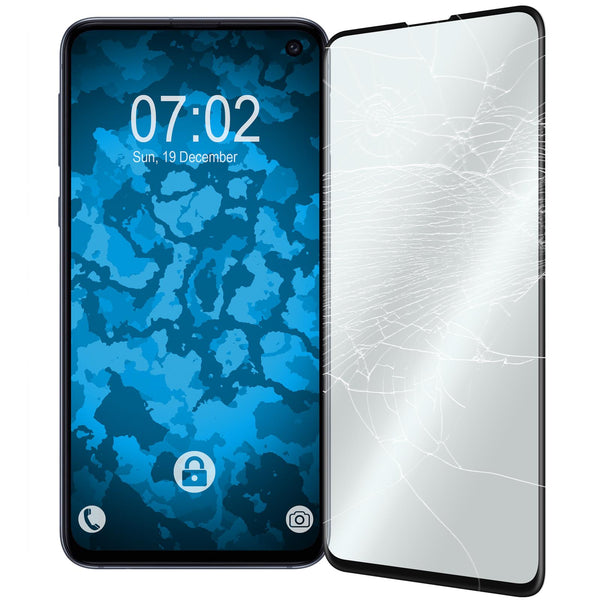 1 x Samsung Galaxy S10e Glas-Displayschutzfolie klar full-sc