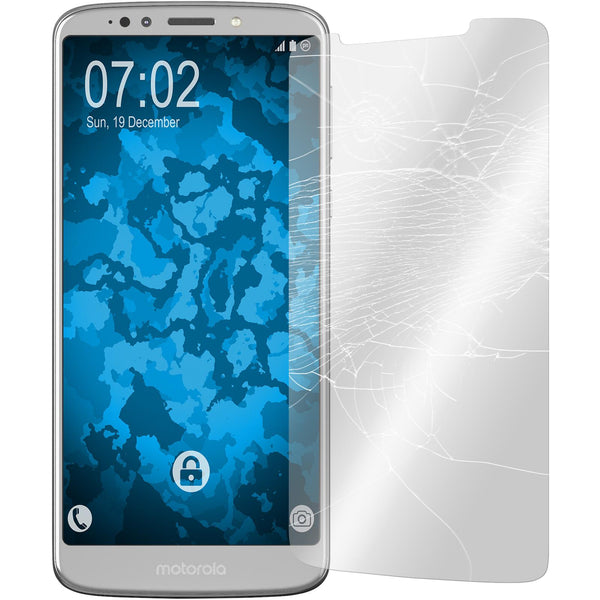 2 x Motorola Moto E5 Plus Glas-Displayschutzfolie klar