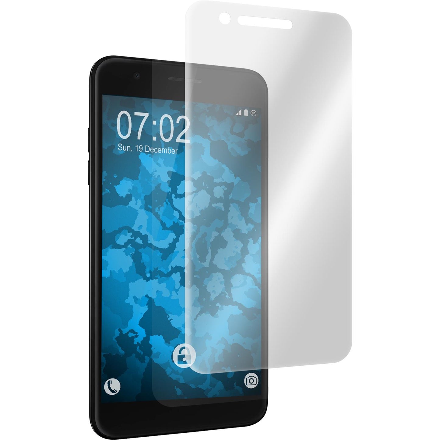 1 x LG K30 Displayschutzfolie klar Flexible Folien