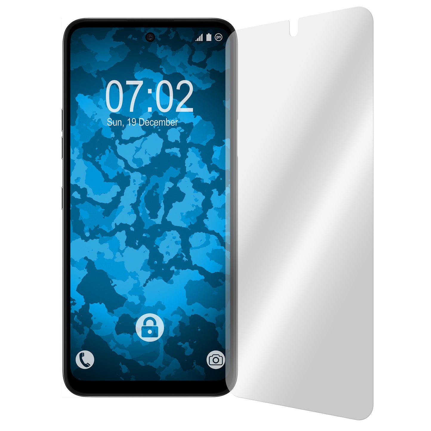 4er-Pack PhoneNatic Displayschutzfolien klar kompatibel mit LG K52
