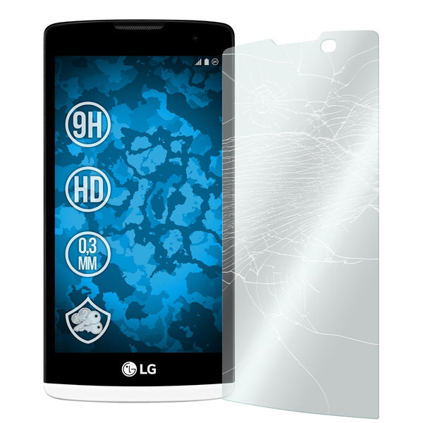 2 x LG Leon Glas-Displayschutzfolie klar