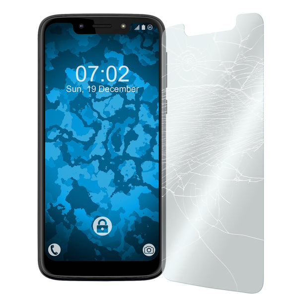 3 x Motorola Moto G7 Play Glas-Displayschutzfolie klar