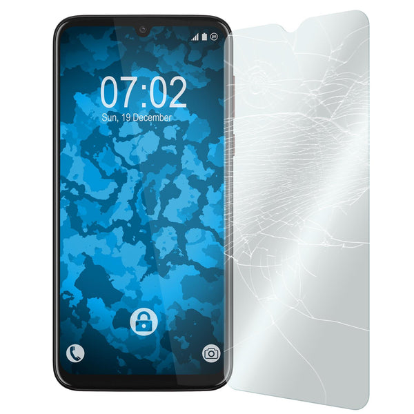 3 x Motorola Moto G8 Play Glas-Displayschutzfolie klar