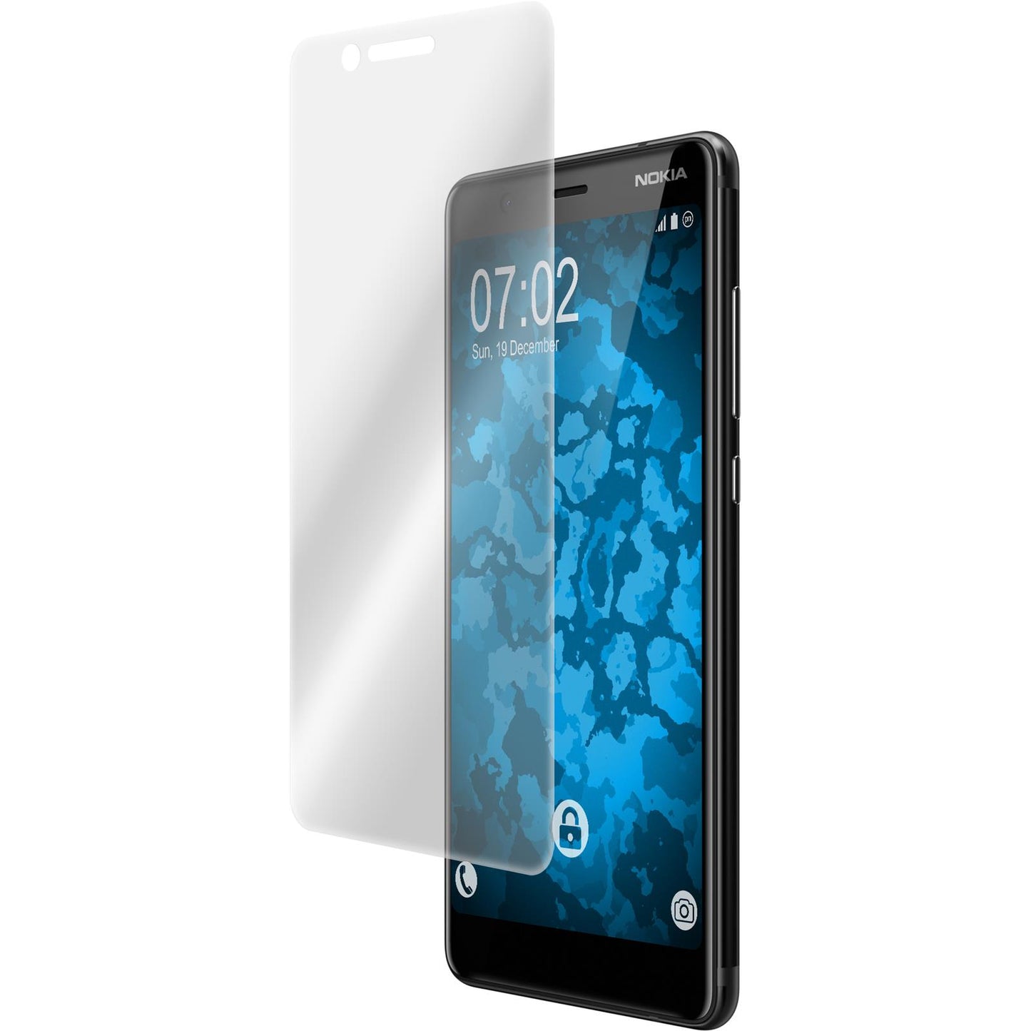 2 x Nokia 5.1 Displayschutzfolie klar Flexible Folien