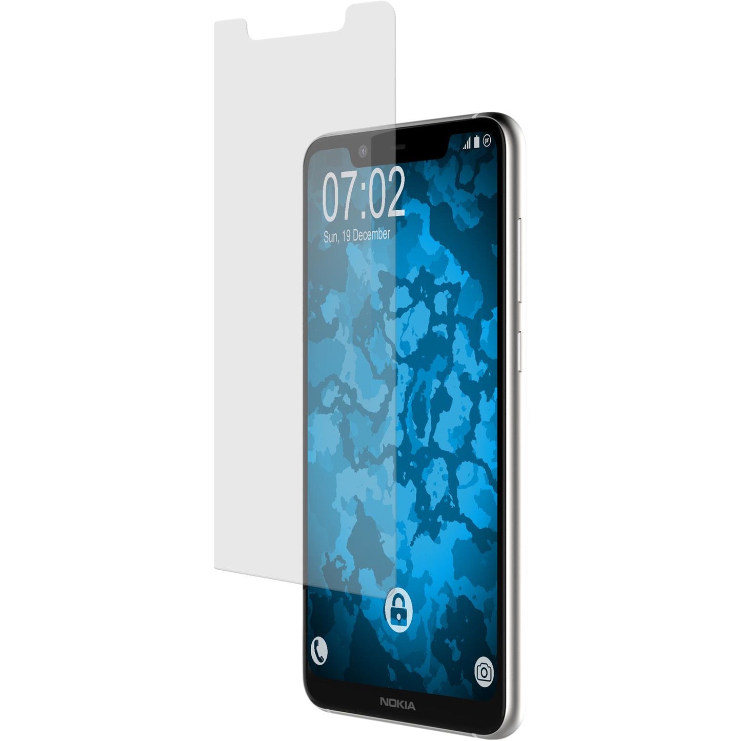 6 x Nokia 5.1 Plus Displayschutzfolie matt
