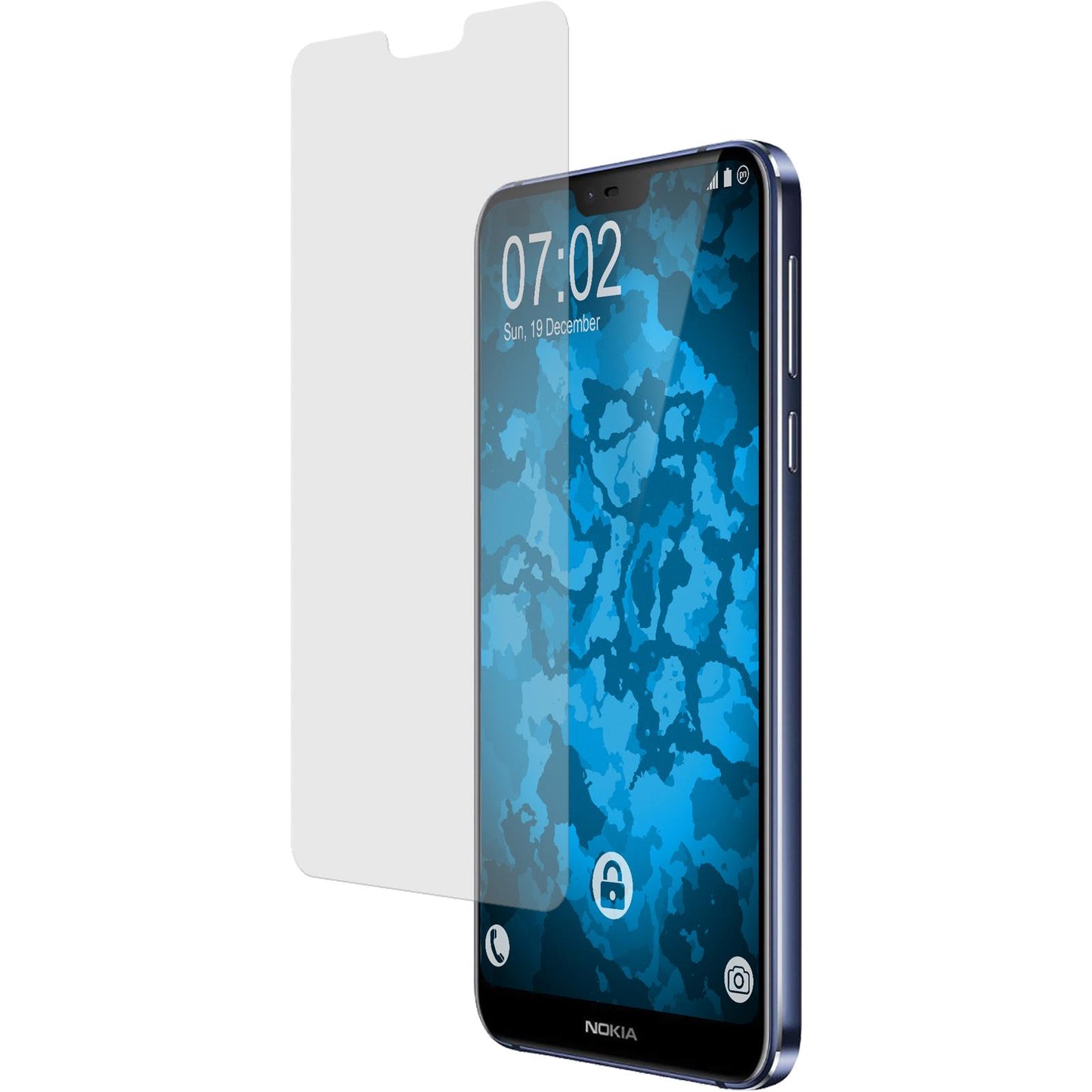 2 x Nokia 7.1 Displayschutzfolie matt