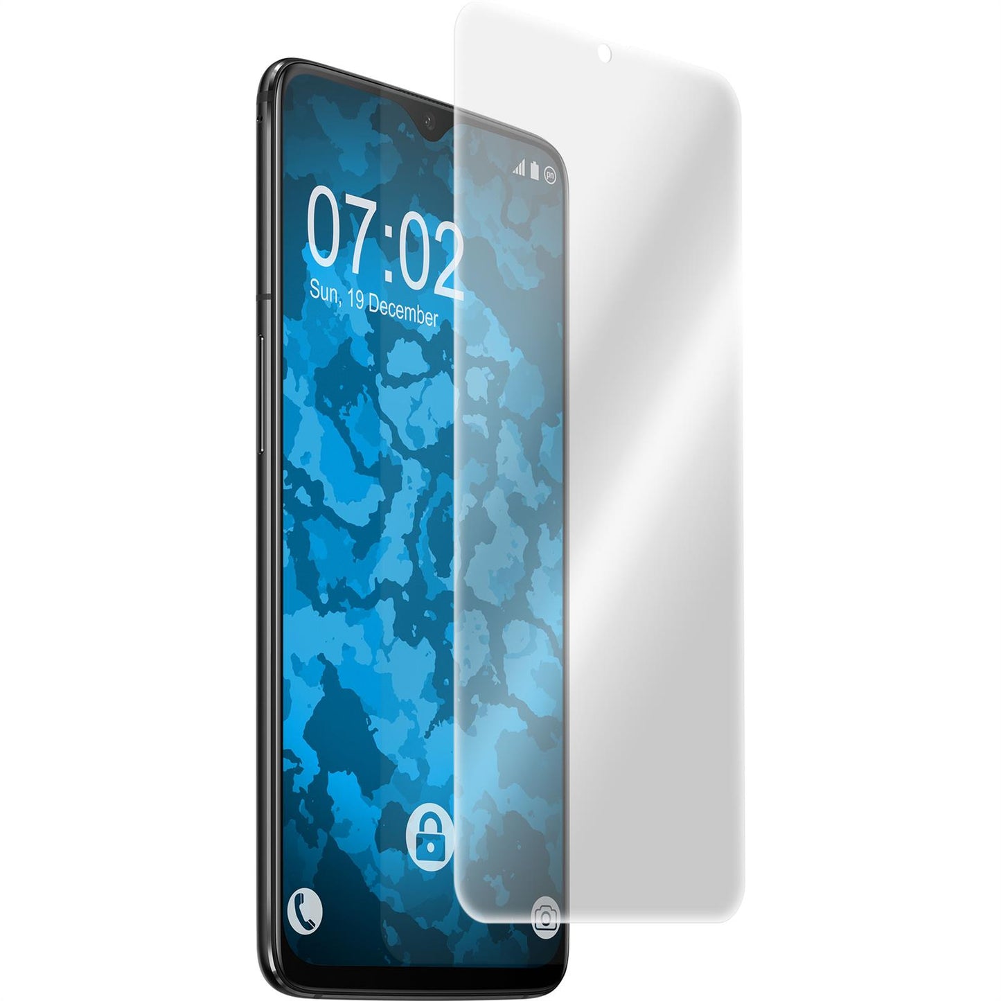 1 x OnePlus 6T Displayschutzfolie klar Flexible Folien