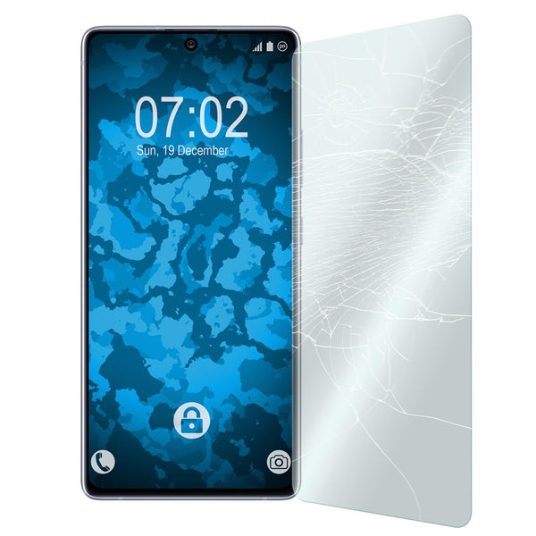 2 x Samsung Galaxy S10 Lite Glas-Displayschutzfolie klar