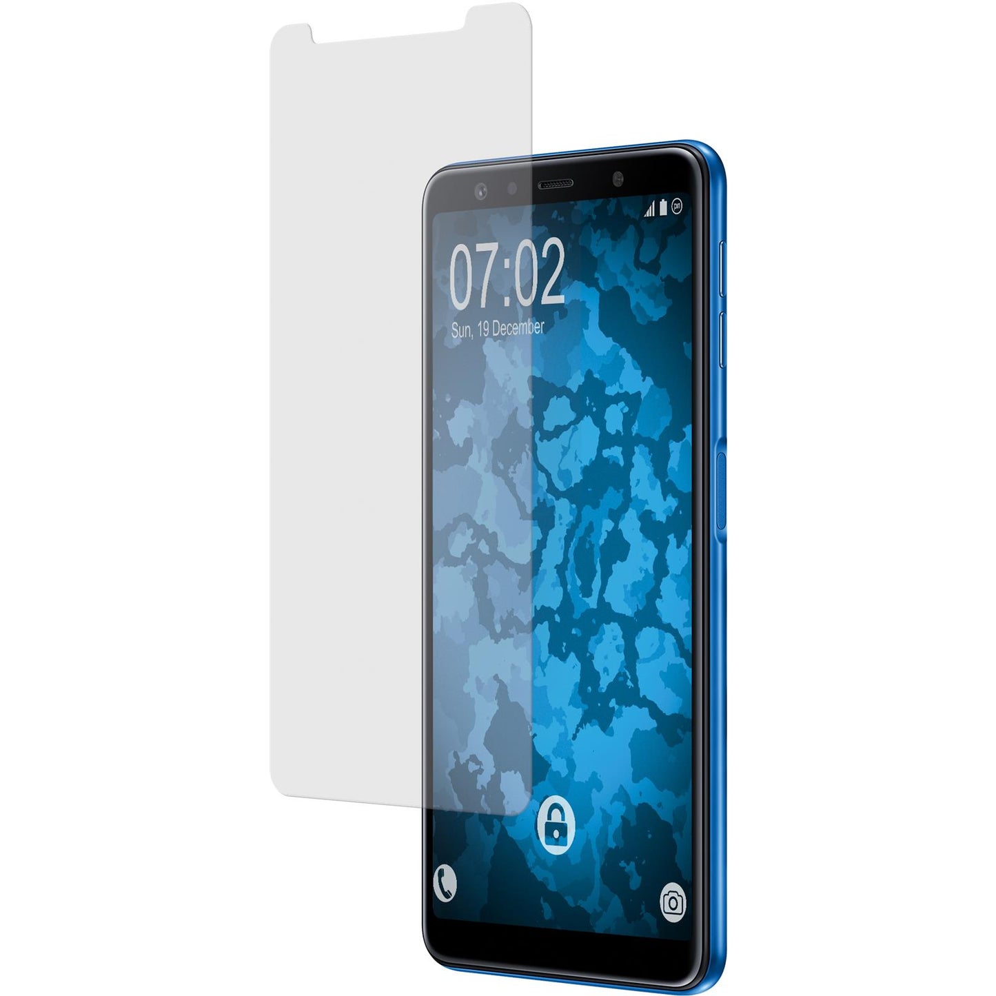 2 x Samsung Galaxy A7 (2018) Displayschutzfolie matt
