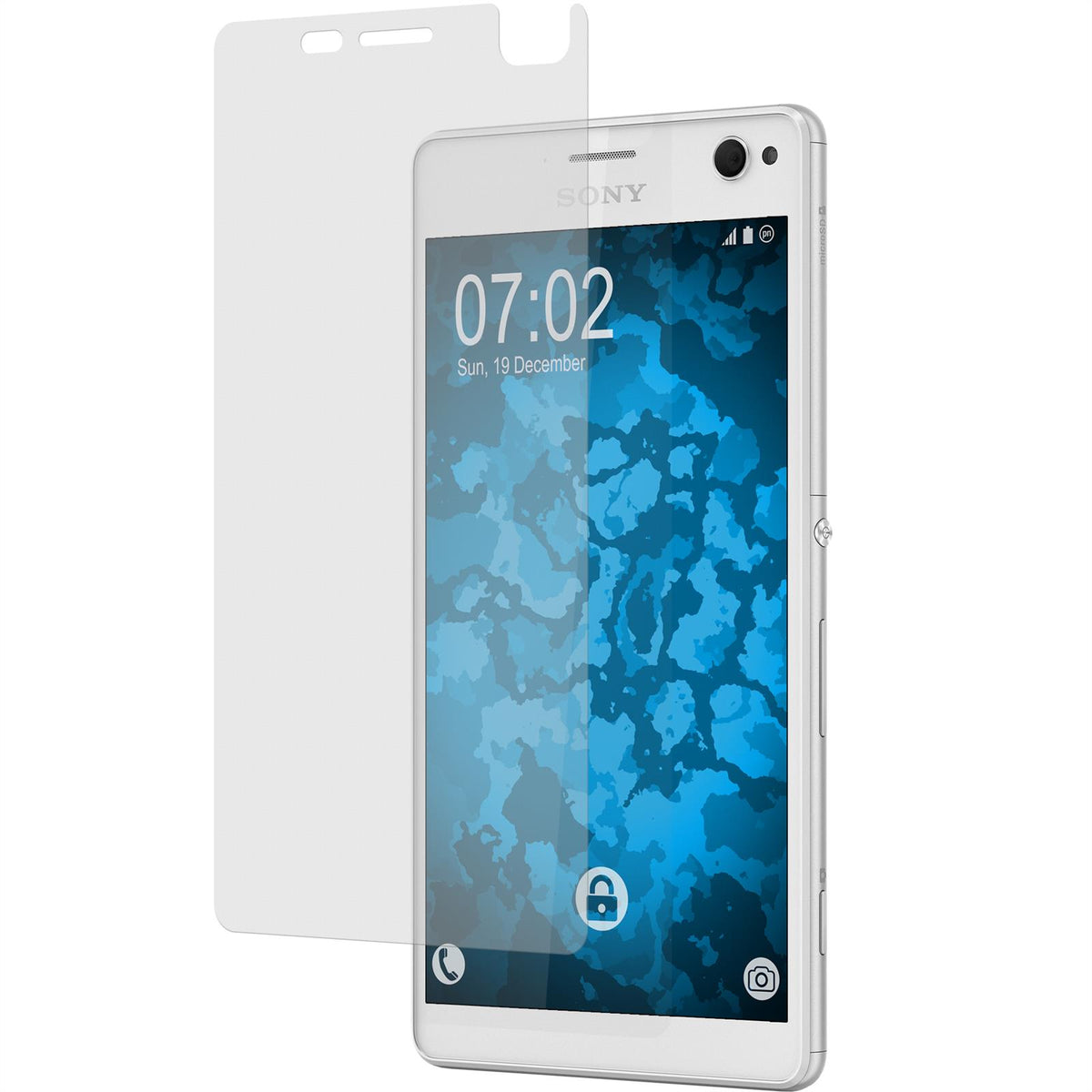 2 x Sony Xperia C4 / Dual Displayschutzfolie matt