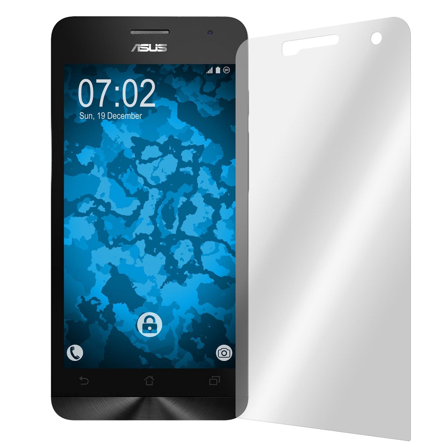 6 x Asus Zenfone 5 A500CG (2014) Displayschutzfolie klar