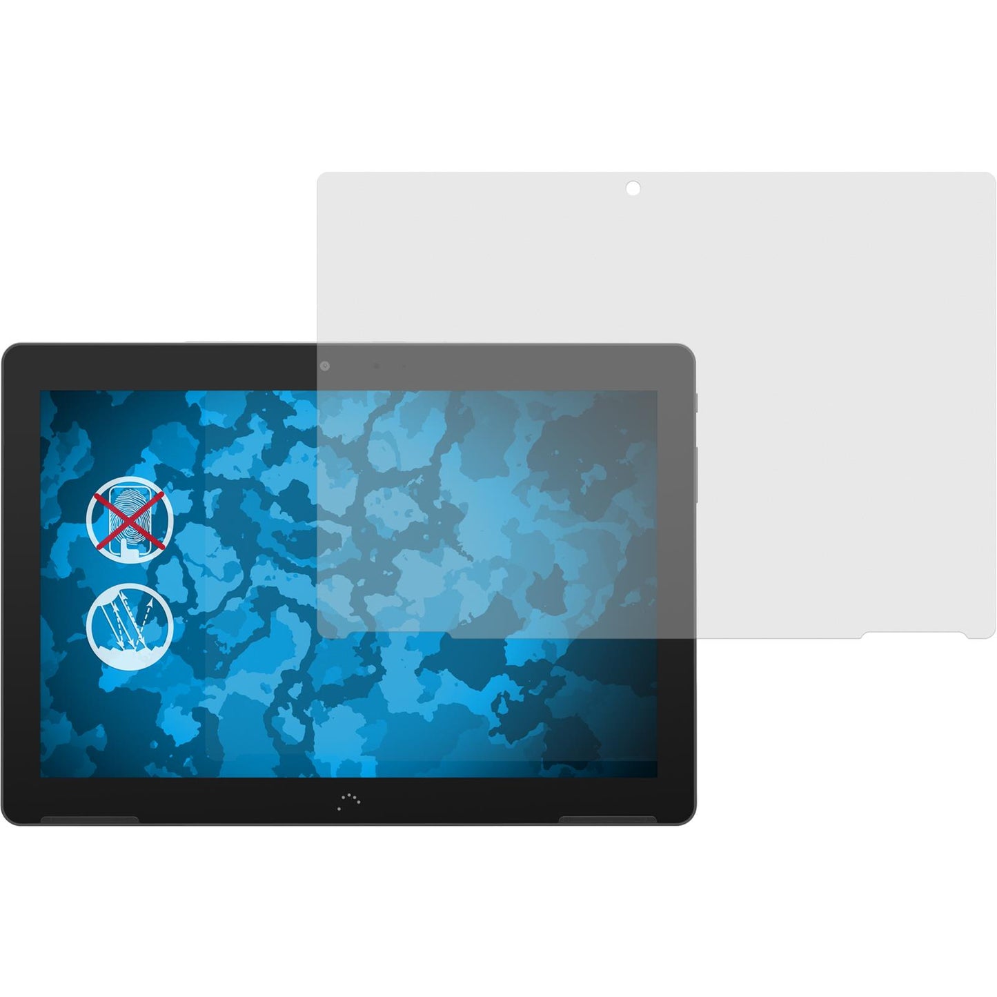 2 x BQ Aquaris M10 Displayschutzfolie matt