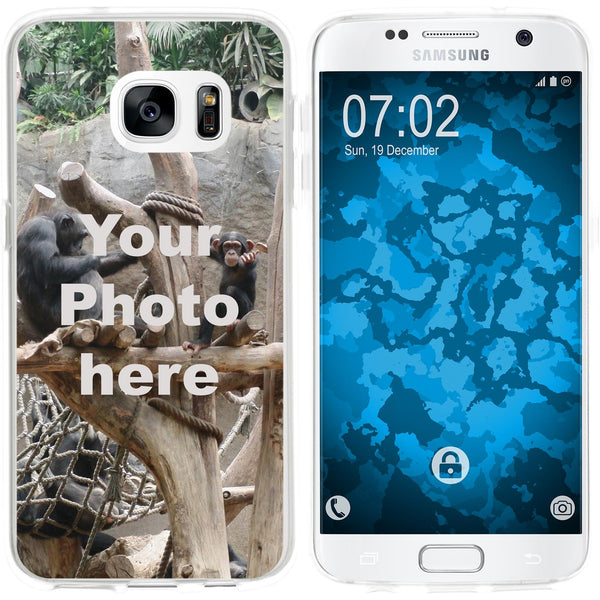 Galaxy S6 Personalisierte Handyhülle  clear zum selbst gest