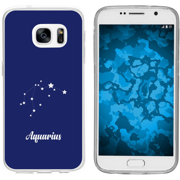 Galaxy S7 Silikon-Hülle SternzeichenAquarius M10 Case