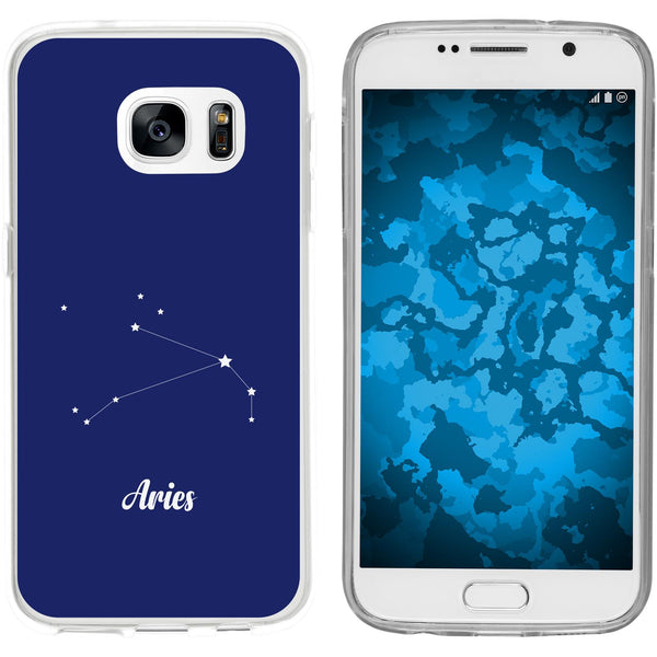 Galaxy S7 Silikon-Hülle SternzeichenAries M11 Case