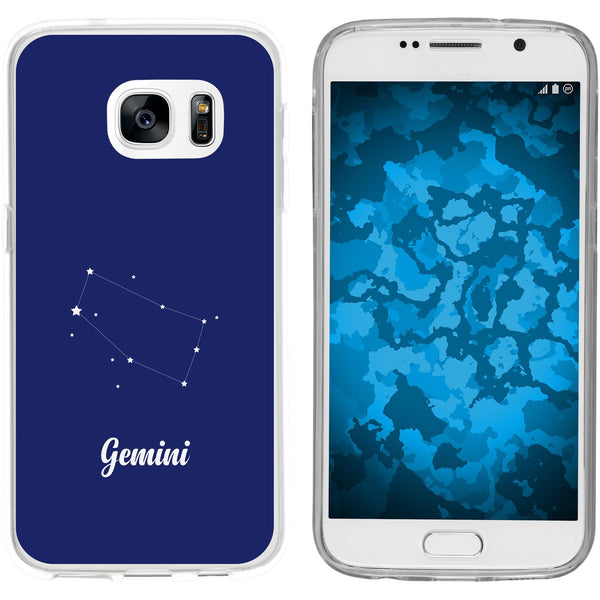 Galaxy S7 Silikon-Hülle SternzeichenGemini M12 Case