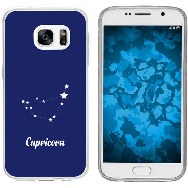 Galaxy S7 Silikon-Hülle SternzeichenCapricornus M7 Case