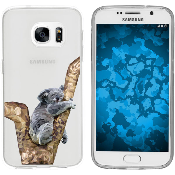 Galaxy S7 Silikon-Hülle Vektor Tiere Koala M9 Case