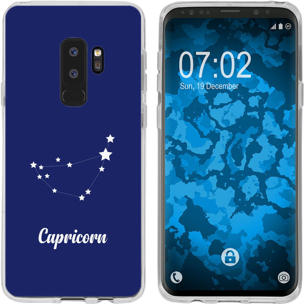 Galaxy S9 Plus Silikon-Hülle SternzeichenCapricornus M7 Case