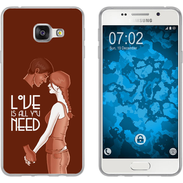 Galaxy A5 (2016) A510 Silikon-Hülle in Love M3 Case