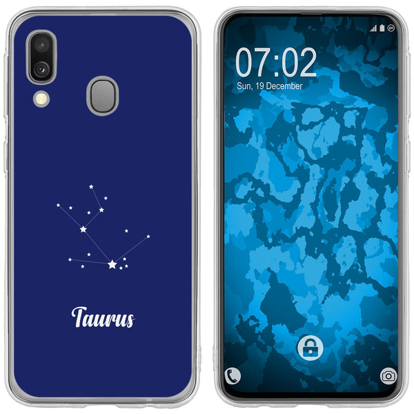 Galaxy A40 Silikon-Hülle SternzeichenTaurus M8 Case