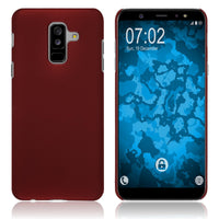 Hardcase für Samsung Galaxy A6 Plus (2018) gummiert rot