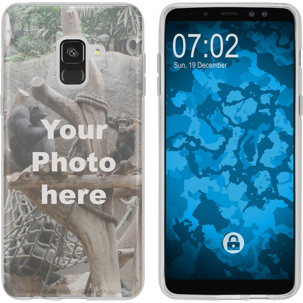 Galaxy A8 Plus (2018) Personalisierte Handyhülle  clear zum