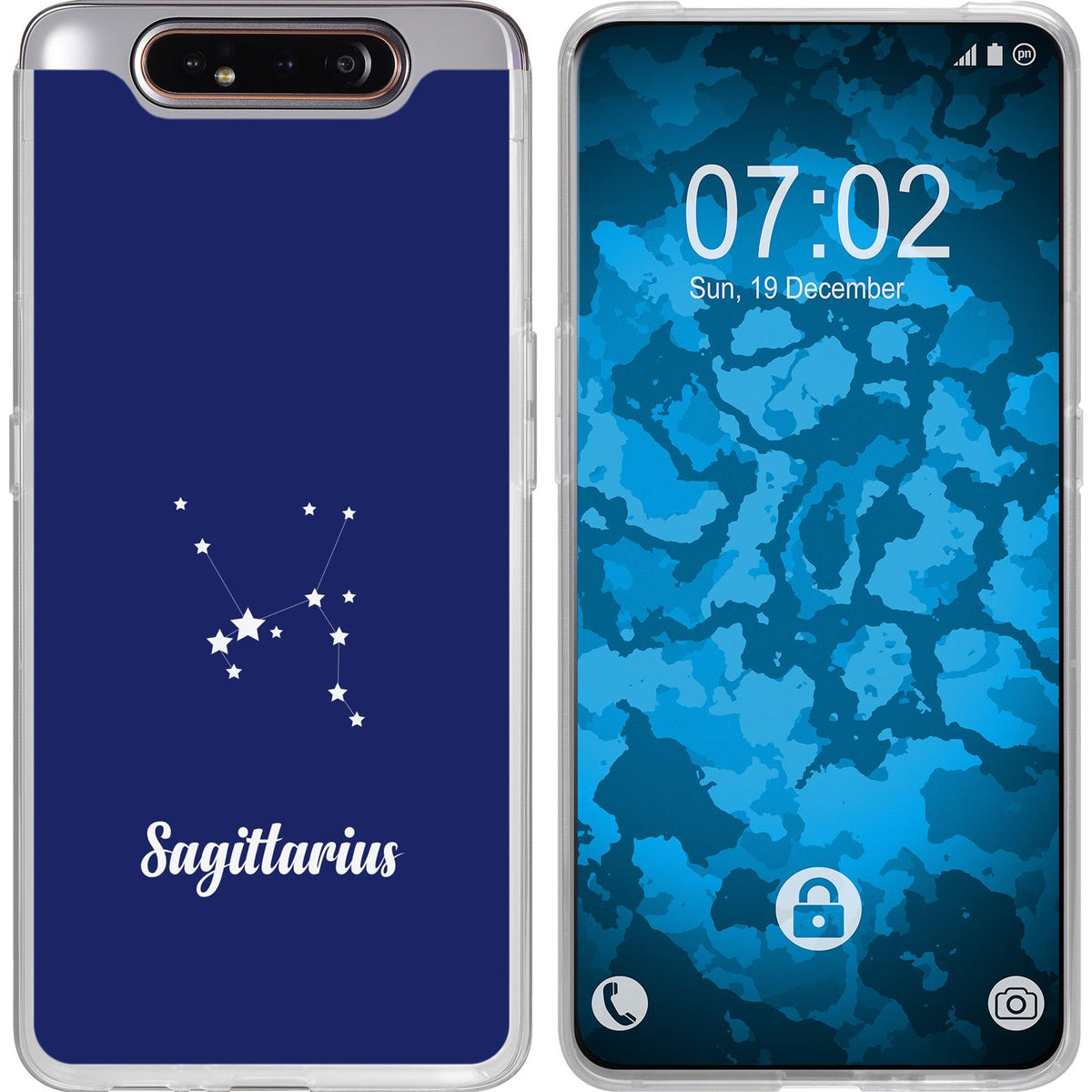 Galaxy A80 Silikon-Hülle SternzeichenSagittarius M5 Case
