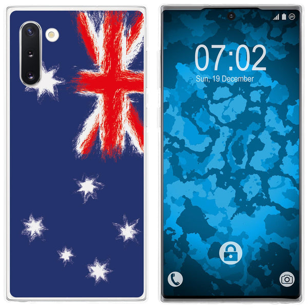 Galaxy Note 10 Silikon-Hülle WM Australien M2 Case