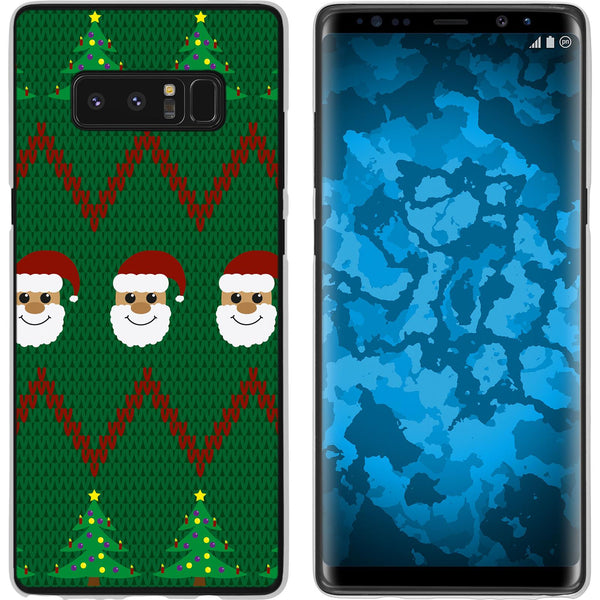 Galaxy Note 8 Silikon-Hülle X Mas Weihnachten X-Mas Sweater
