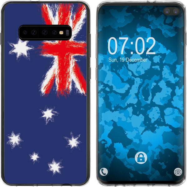 Galaxy S10 Plus Silikon-Hülle WM Australien M2 Case