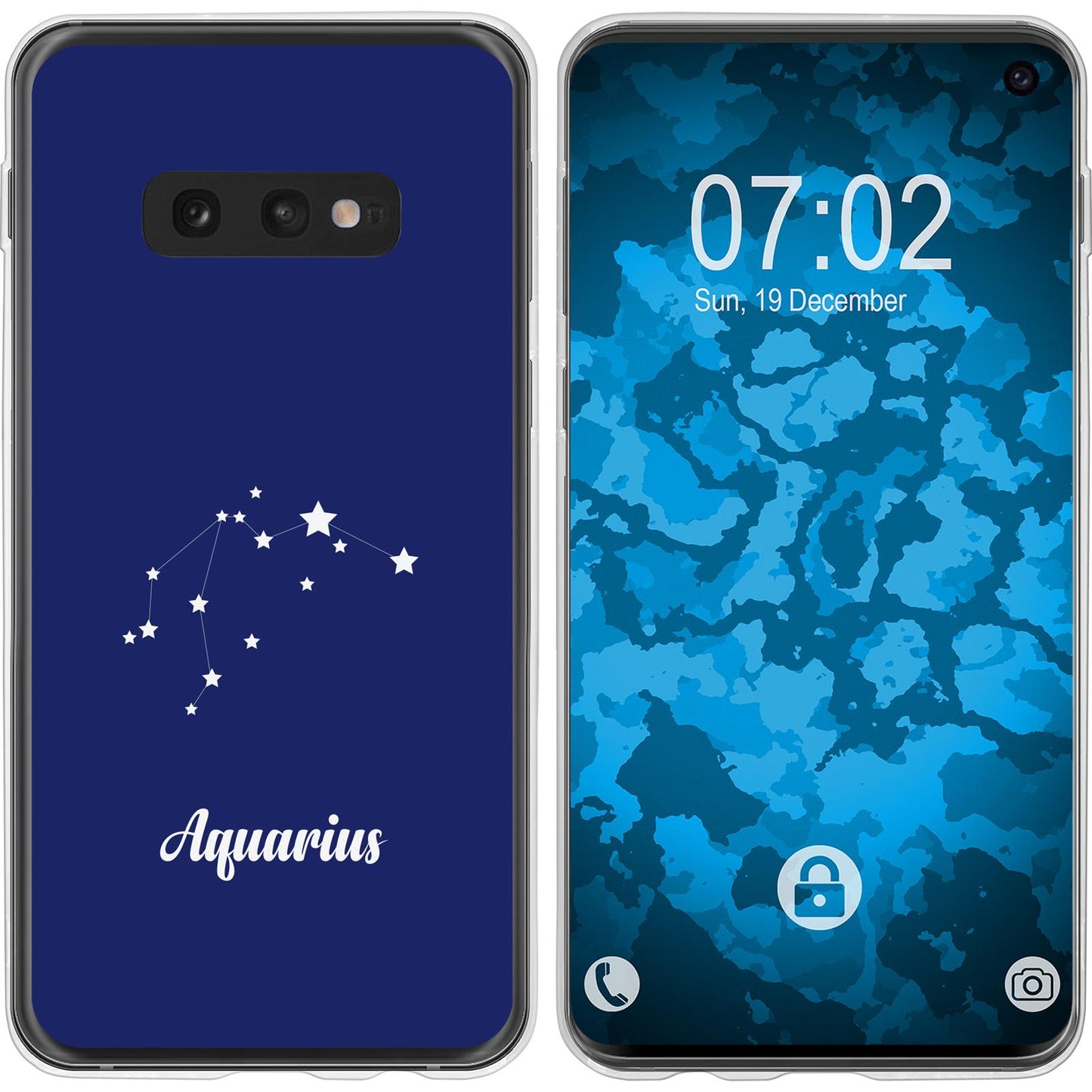 Galaxy S10e Silikon-Hülle SternzeichenAquarius M10 Case